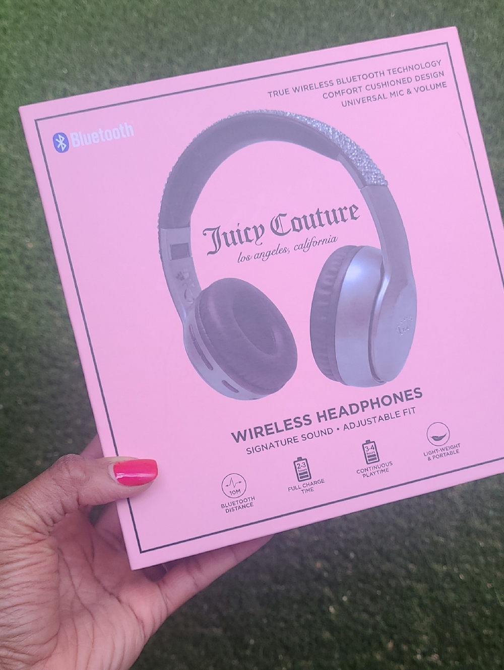 Juicy Couture Pink Wireless Headphones